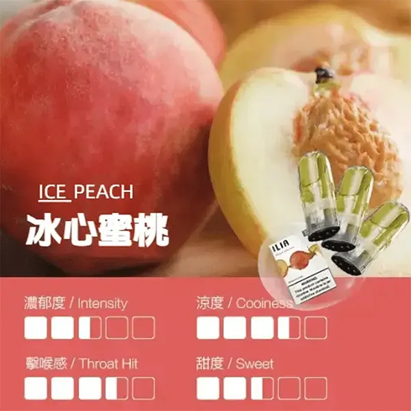 ILIA 哩啞通用一代霧化倉丨2.5ml x 3顆裝丨29種經典口味:圖片 2