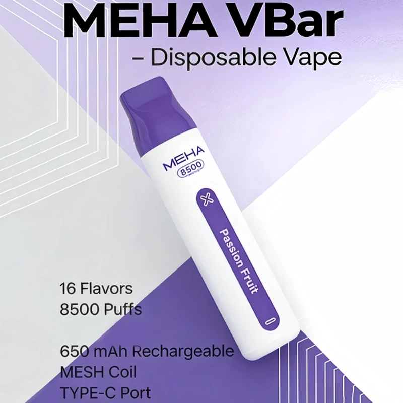 MEHA VBar魅嗨拋棄式電子煙丨8500Puffs丨16種口味丨650mah